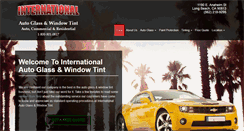 Desktop Screenshot of internationalautoglassandtint.com