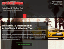 Tablet Screenshot of internationalautoglassandtint.com